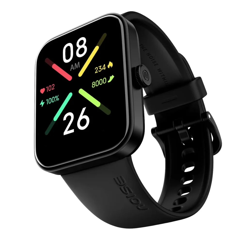 Noise Pulse Go Buzz smartwatch with Bluetooth calling and 1.69 inch display