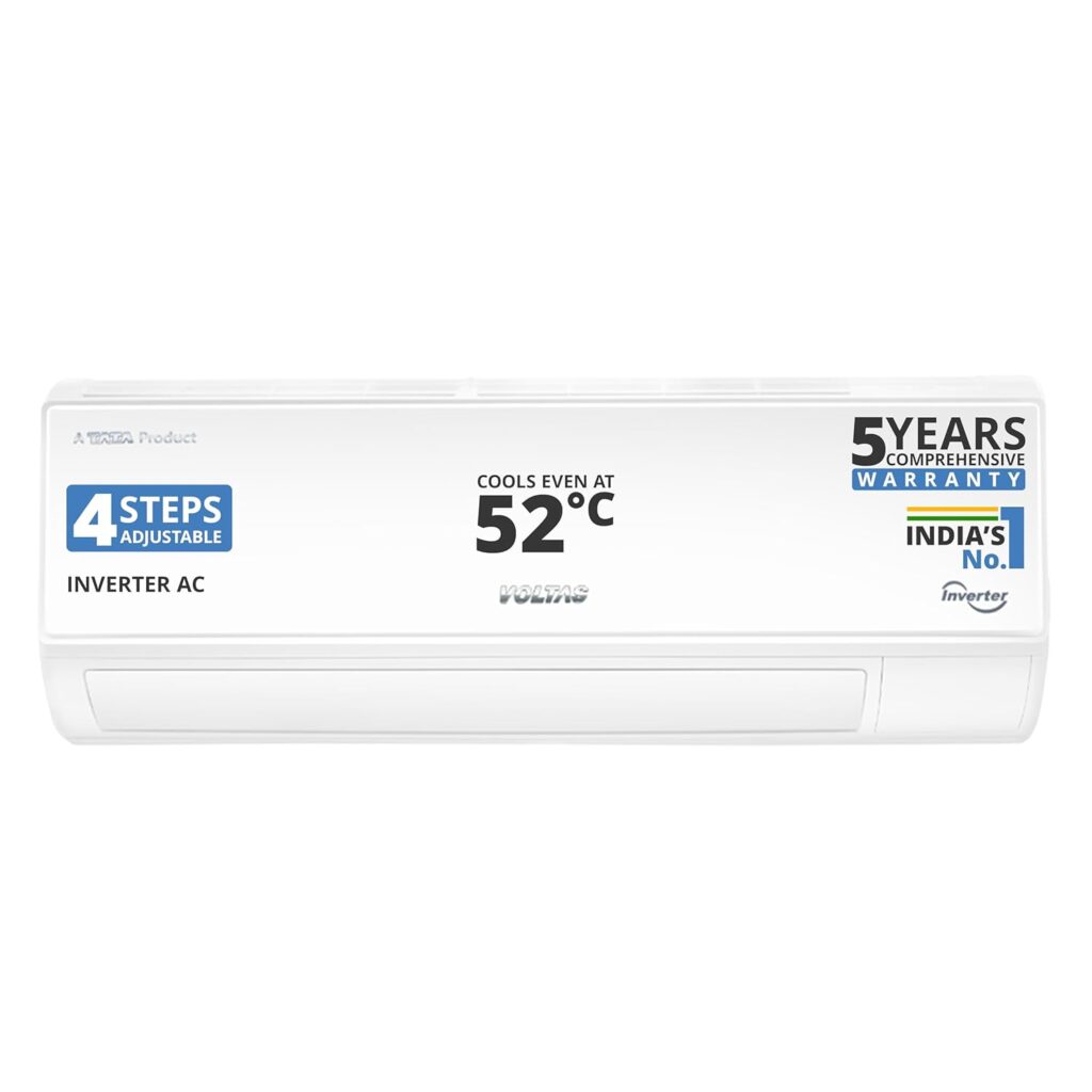 Voltas 183V Vectra CAW 1.5 Ton 3 Star Inverter AC with High Ambient Cooling at 52 Degree Celsius.