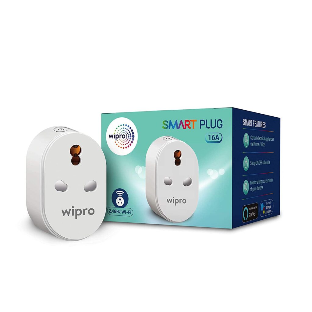 Wipro 16A smart plug under ₹1500 with energy monitoring