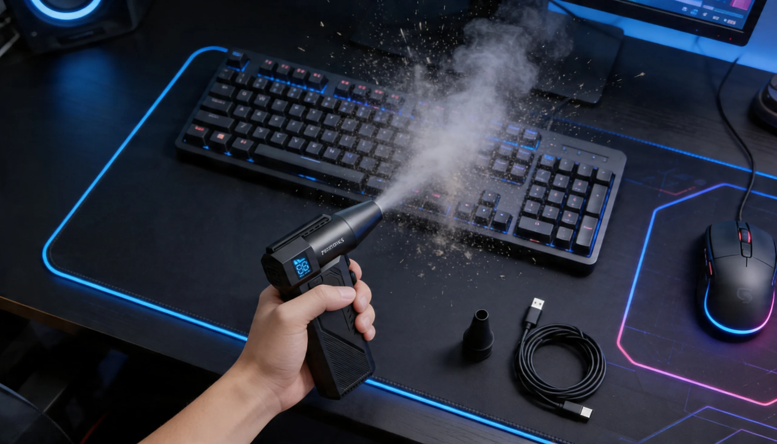 Portronics Tornado Pro Review — I Cleaned My Entire Gaming Setup With This Thing