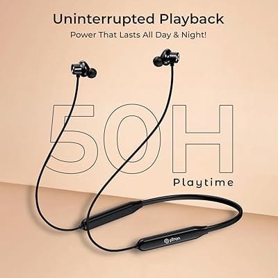 pTron Tangent Flex neckband India 2026 38 hour battery fast charge IPX4 magnetic earbuds 10mm driver Rs 599 best budget under 700 honest review