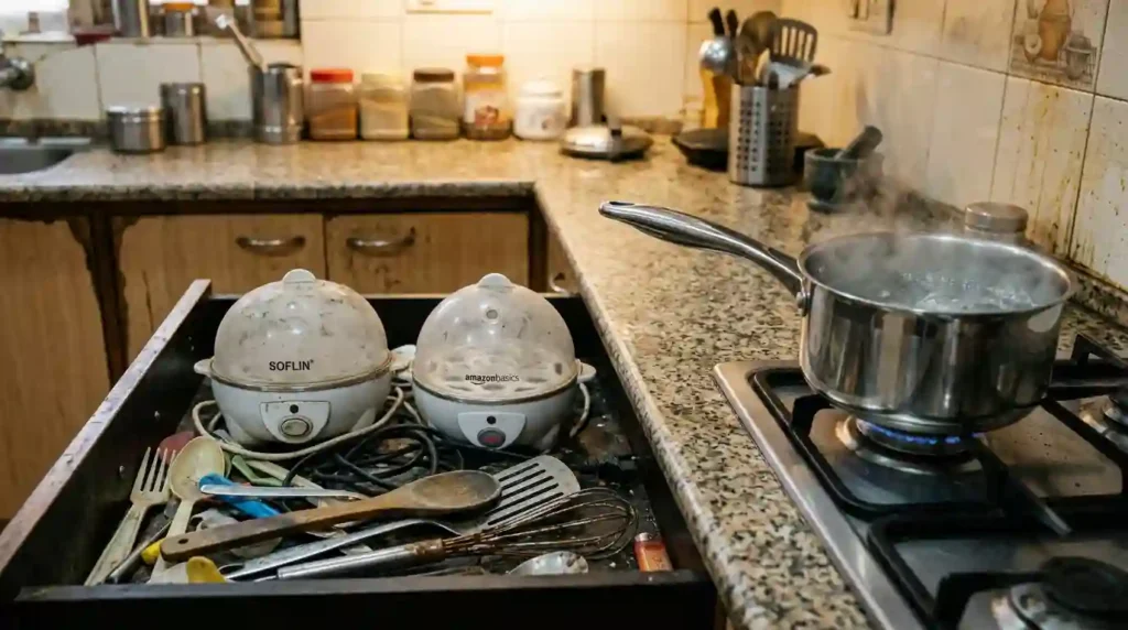 soflin and amazonbasics electric egg boiler review problems in india