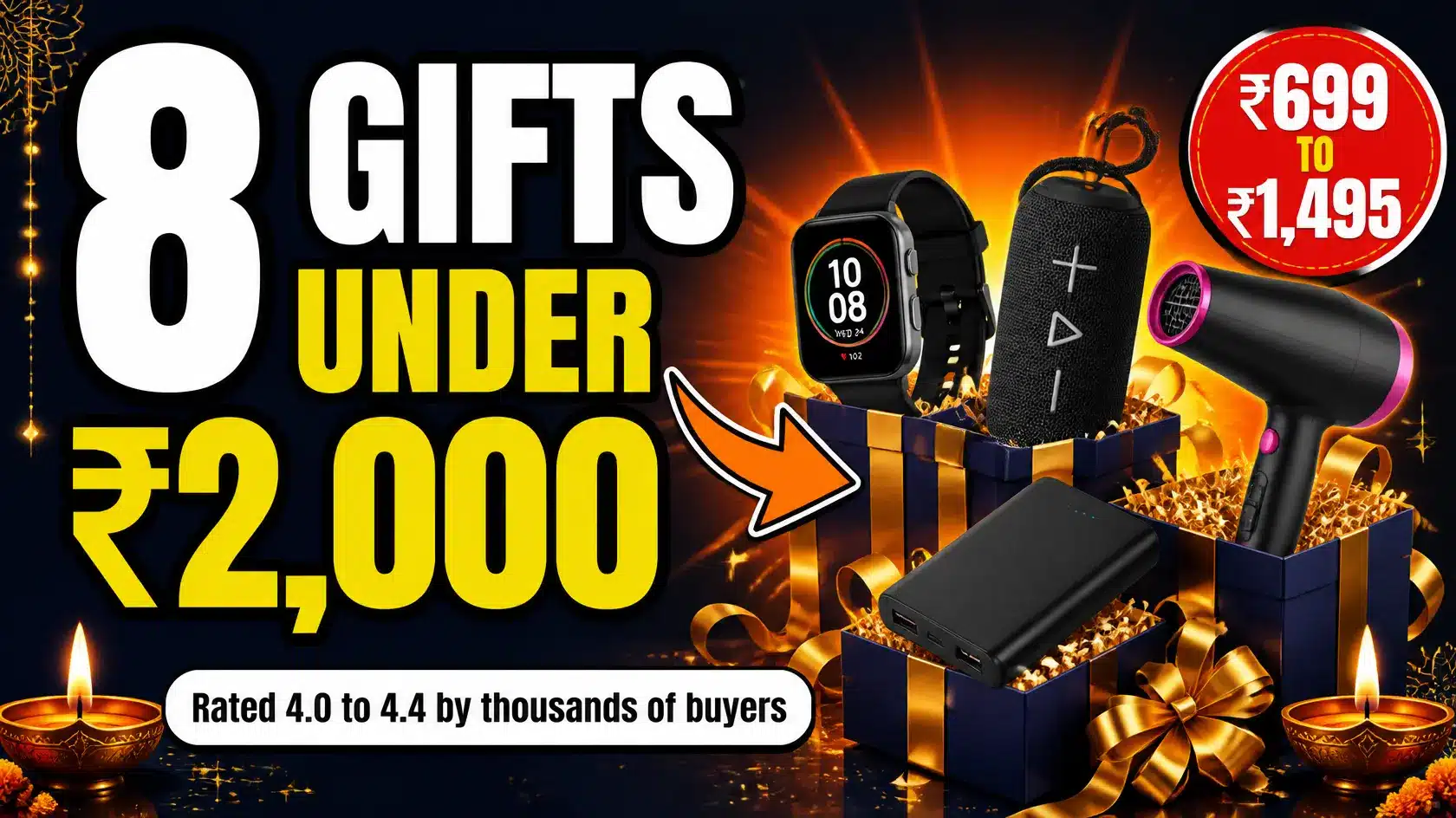 Electronic Items for Gift Under 2000: 8 Diwali Picks